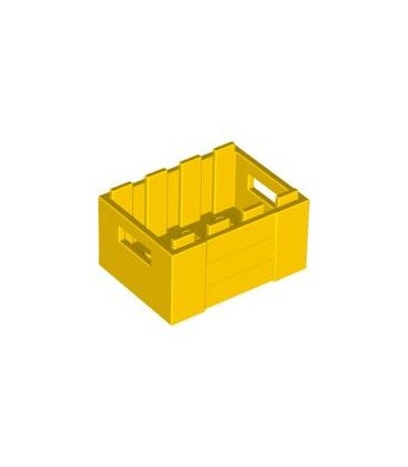 Yellow Container, Crate with Handholds