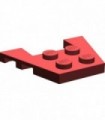 Dark Red Wedge, Plate 3 x 4 with Stud Notches