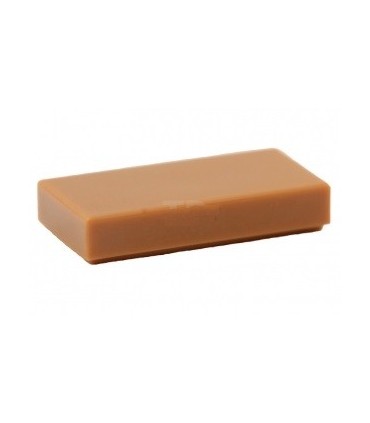 Medium Nougat Tile 1 x 2