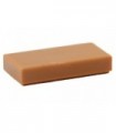 Medium Nougat Tile 1 x 2
