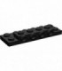 Black Plate, Modified 2 x 6 x 2/3 with 4 Studs on Side