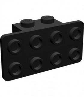 Black Bracket 1 x 2 - 2 x 4