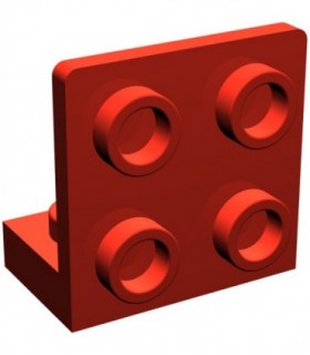 Red Bracket 1 x 2 - 2 x 2 Inverted