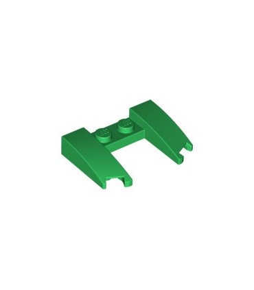 Green Wedge 3 x 4 x 2/3 Cutout