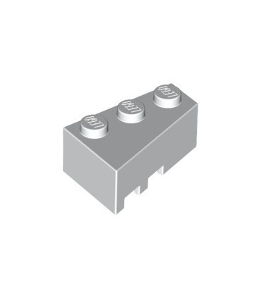 White Wedge 3 x 2 Right
