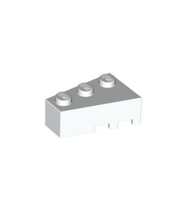 White Wedge 3 x 2 Left