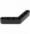 Black Technic, Liftarm 1 x 7 Bent (4 - 4) Thick