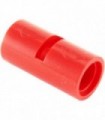 Red Technic, Pin Connector Round 2L with Slot (Pin Joiner Round)