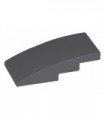 Dark Bluish Gray Slope, Curved 4 x 2 No Studs