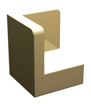 Tan Panel 1 x 1 x 1 Corner
