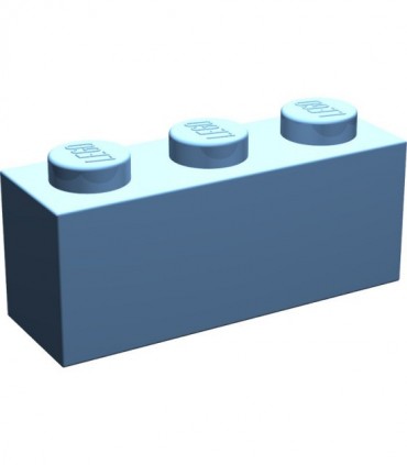 Medium Blue Brick 1 x 3