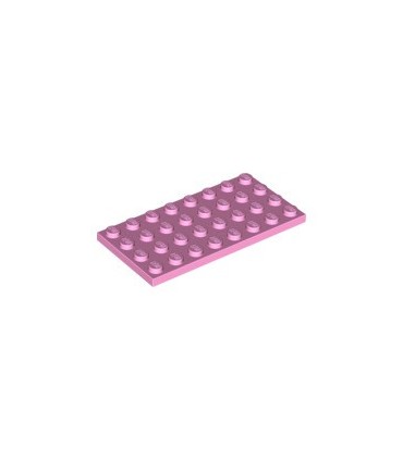 Bright Pink Plate 4 x 8