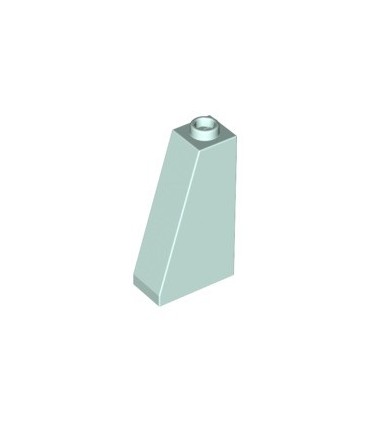 Light Aqua Slope 75 2 x 1 x 3 - Hollow Stud