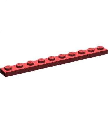 Dark Red Plate 1 x 10