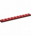 Dark Red Plate 1 x 10