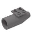 Dark Bluish Gray Engine, Smooth Large, 2 x 2 Thin Top Plate