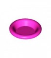 Dark Pink Minifig, Utensil Dish 3 x 3