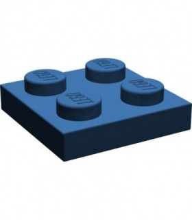 Dark Blue Plate 2 x 2