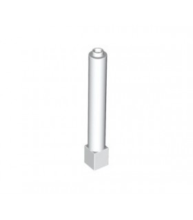 White Support 1 x 1 x 6 Solid Pillar