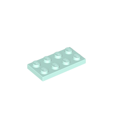 Light Aqua Plate 2 x 4