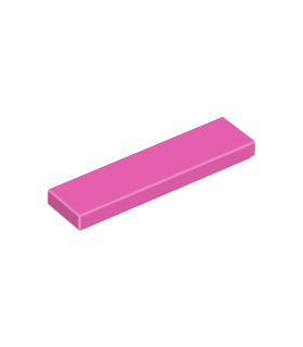 Dark Pink Tile 1 x 4