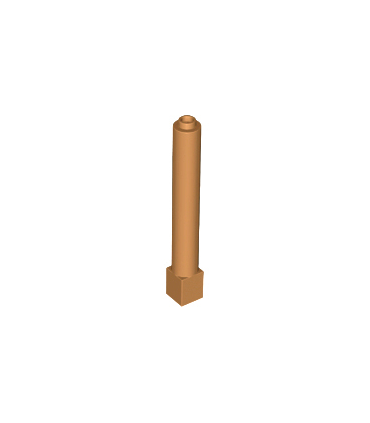 Medium Nougat Support 1 x 1 x 6 Solid Pillar