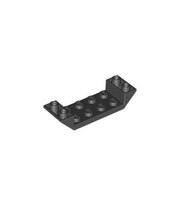 Black Slope, Inverted 45 6 x 2 Double with 2 x 4 Cutout