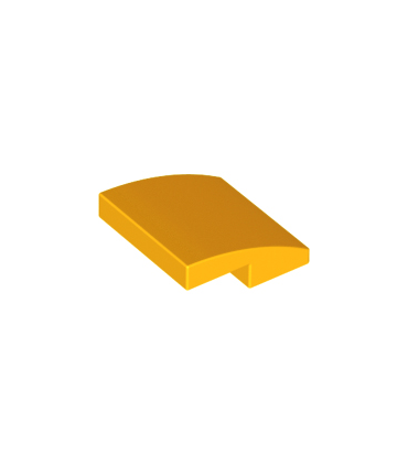 Bright Light Orange Slope, Curved 2 x 2 No Studs