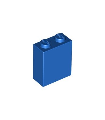Blue Brick 1 x 2 x 2 with Inside Stud Holder