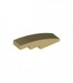 Tan Slope, Curved 4 x 1 No Studs