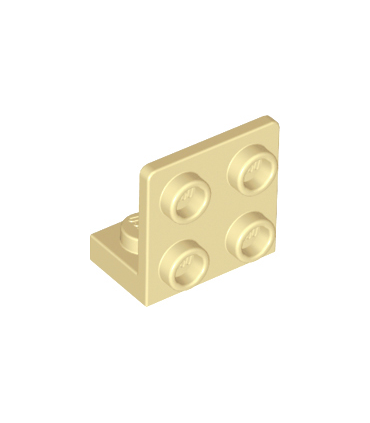 Tan Bracket 1 x 2 - 2 x 2 Inverted