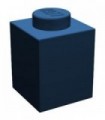 Dark Blue Brick 1 x 1
