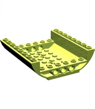 Lime Slope, Curved 8 x 8 x 2 Inverted Double