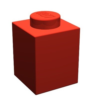Red Brick 1 x 1