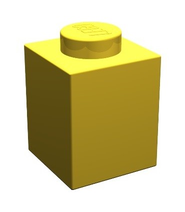 Yellow Brick 1 x 1