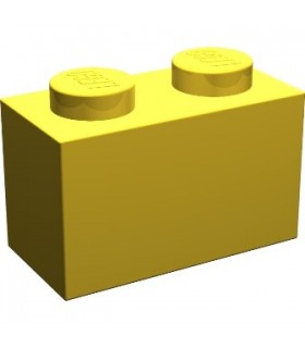 Yellow Brick 1 x 2