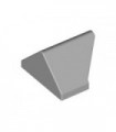 Light Bluish Gray Slope 45 2 x 1 Double / Inverted - with Bottom Stud Holder