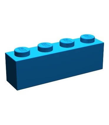 Blue Brick 1 x 4