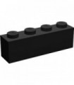 Black Brick 1 x 4