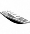 White Wedge 6 x 2 Inverted Right