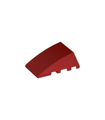 Dark Red Wedge 4 x 4 No Top Studs