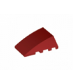 Dark Red Wedge 4 x 4 No Top Studs
