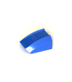 Blue-Violet Slope, Curved 2 x 2 Lip, No Studs