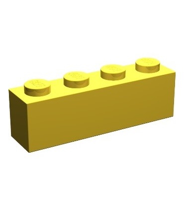 Yellow Brick 1 x 4
