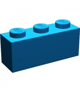 Blue Brick 1 x 3