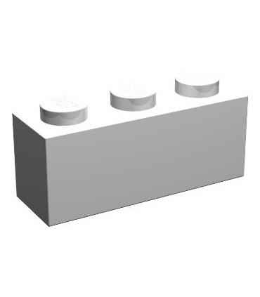 White Brick 1 x 3