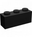 Black Brick 1 x 3
