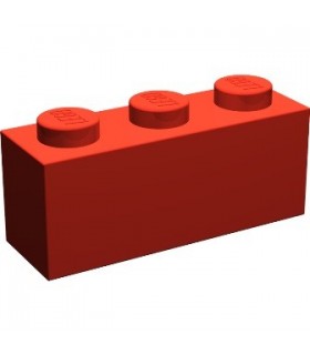Red Brick 1 x 3