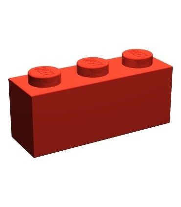 Red Brick 1 x 3