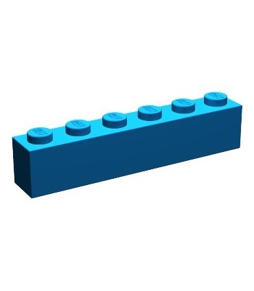 Blue Brick 1 x 6